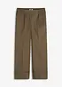 Pantaloni con pinces in cotone elasticizzato, bonprix