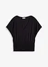 Maglia con fondo smock, bonprix