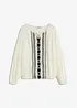 Blusa con ricami, bonprix