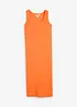 Abito con spalline in cotone biologico elasticizzato, bonprix