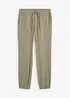 Pantaloni in mussola con elastico in vita regular fit, tapered, bonprix