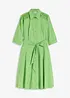 Abito chemisier con pizzo e fusciacca, bonprix