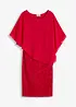 Abito in pizzo con mantella in chiffon fine, bonprix