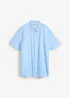 Camicia a maniche corte in fresco misto lino, bonprix