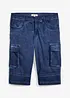Bermuda cargo lunghi elasticizzati con taglio comfort, regular fit, bonprix