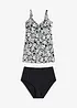 Tankini lungo (set 2 pezzi), bonprix