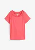 Maglia in puro lino con pizzo, bonprix