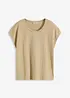 Maglia effetto lino, bonprix