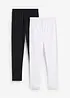 Leggings con fondo in pizzo (pacco da 2), bonprix