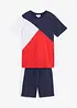 T-shirt e bermuda in felpa di puro cotone (set 2 pezzi), bonprix