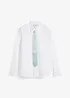 Camicia con maniche lunghe e cravatta (set 2 pezzi), bonprix