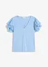 Maglia con volant, bonprix