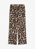 Pantaloni a palazzo effetto lino, bonprix
