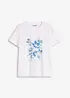 T-shirt in misto cotone elasticizzato, bonprix