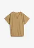 Blusa oversize con fondo elastico, bonprix