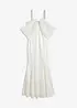 Abito da sposa in satin lucido con strass, bonprix