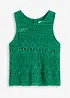 Top in maglia traforata, bonprix