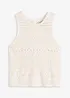 Top in maglia traforata, bonprix