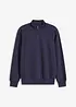 Felpa con colletto e zip, bonprix