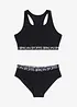 Bikini sportivo con spalline olimpioniche (set 2 pezzi), bonprix
