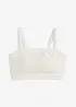 Reggiseno a fascia imbottito senza cuciture con spalline staccabili Feel Comfort, bonprix