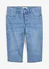 Bermuda lunghi in jeans elasticizzati, regular fit, bonprix
