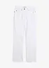 Jeans straight elasticizzati, vita media, bonprix