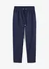 Pantaloni con elastico in vita in misto lino leggero, bonprix