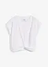 T-shirt cropped in puro cotone biologico, bonprix