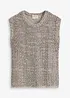 Top in filato a fettuccia, bonprix