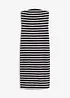 Abito a fascia in maglia a costine, bonprix