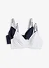 Reggiseno con ferretto in cotone biologico elasticizzato, bonprix