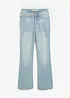Jeans bootcut elasticizzati, vita media, bonprix