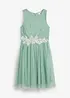 Abito midi con inserto in pizzo, bonprix
