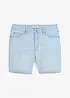 Bermuda di jeans larghi elasticizzati, loose fit, bonprix
