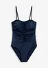Costume intero in materiale lucido con effetto modellante medio, bonprix