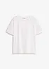T-shirt con ricami traforati, bonprix