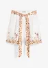 Shorts in puro lino con stampa floreale, bonprix