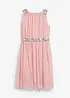 Abito in chiffon con paillettes, bonprix