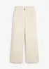 Jeans wide leg con bordo vita confortevole, vita media, bonprix