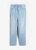 Jeans elasticizzati loose fit con vita regolabile, straight, bonprix