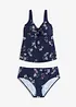 Tankini con arricciatura (set 2 pezzi), bonprix