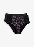 Slip per bikini con effetto modellante medio (pacco da 2), bonprix