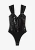 Body con paillettes, bonprix