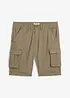Bermuda cargo in puro cotone, relaxed fit, bonprix