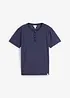 Maglia serafino a maniche corte in puro cotone, bonprix