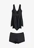 Tankini lungo con spalline larghe (set 2 pezzi), bonprix