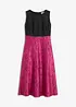Abito midi con gonna in jacquard lucido, bonprix