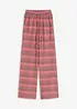 Pantaloni larghi in jersey effetto uncinetto, bonprix