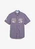 Camicia a maniche corte, slim fit, bonprix